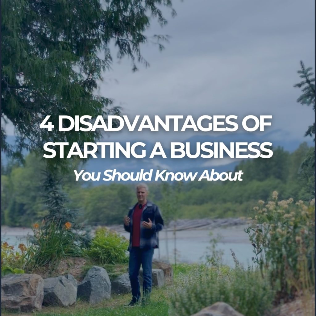 4 disadvantages of starting a business